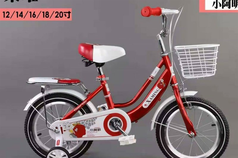 Ảnh Xe đạp trẻ em nữ XAMING hoa đào