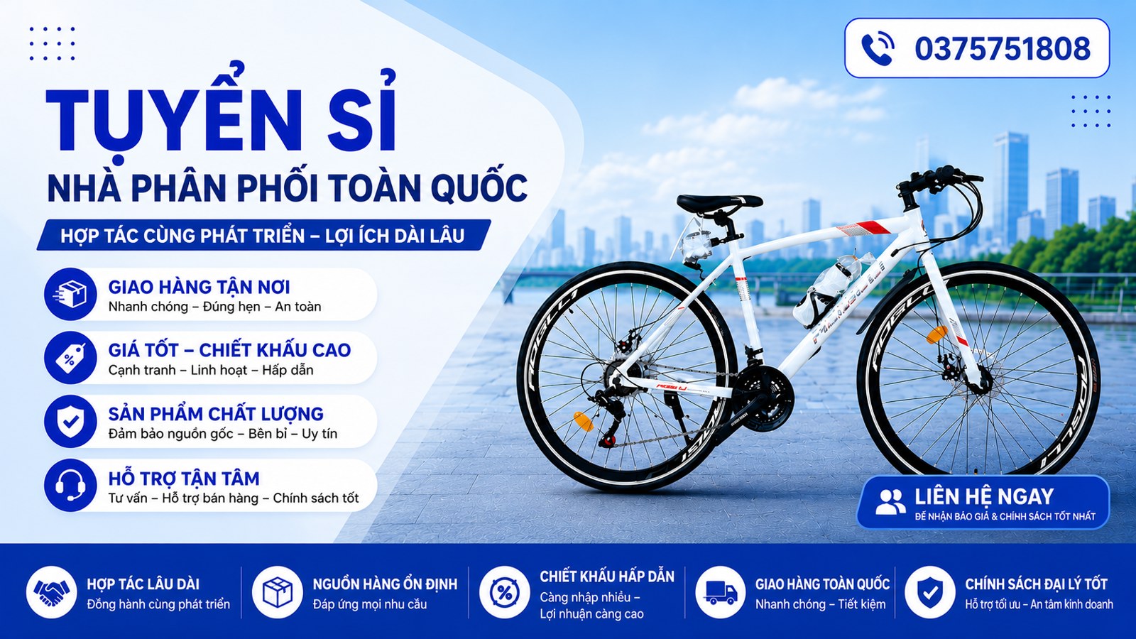 Tuyển sỉ, nhà phân phối toàn quốc