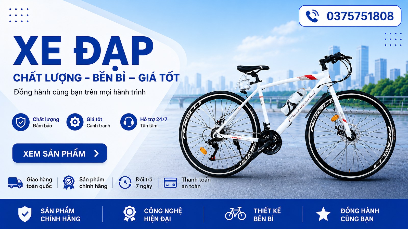Xe đạp chất lượng cho mọi hành trình